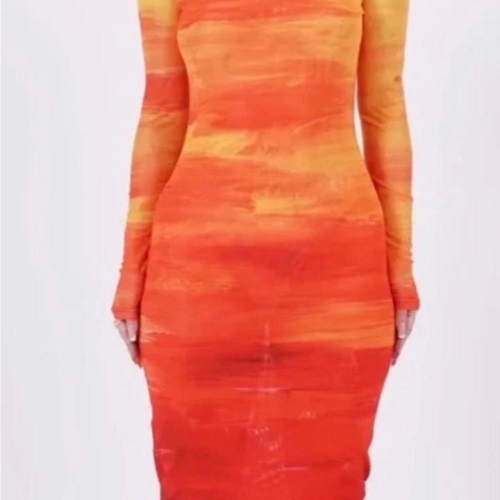 Farai London Orange Dress